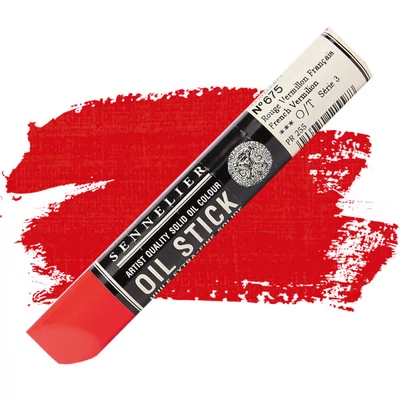 Sennelier Oil Stick olajfesték rúd, 38 ml - 675, french vermilion