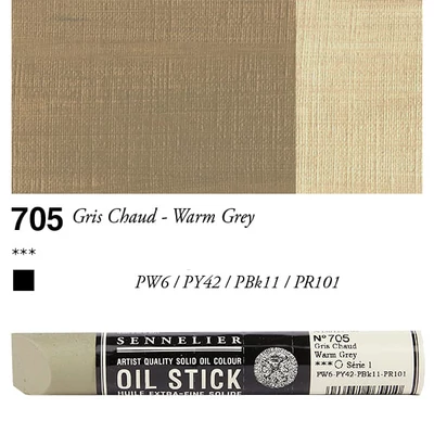 Sennelier Oil Stick olajfesték rúd, 38 ml - 705, warm grey
