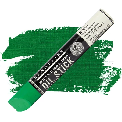 Sennelier Oil Stick olajfesték rúd, 38 ml - 845, permanent green