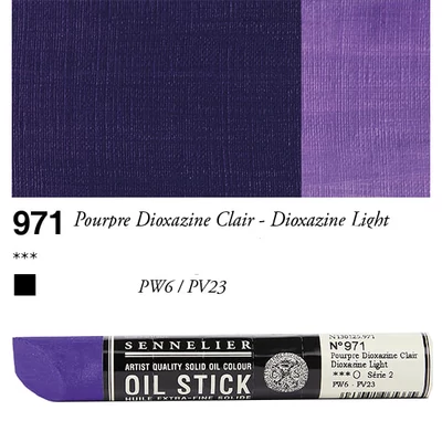 Sennelier Oil Stick olajfesték rúd, 38 ml - 971, dioxazine Light