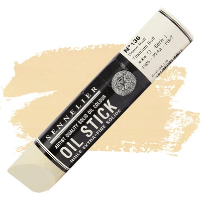 Sennelier Oil Stick olajfesték rúd, 96 ml - 136, titanium buff