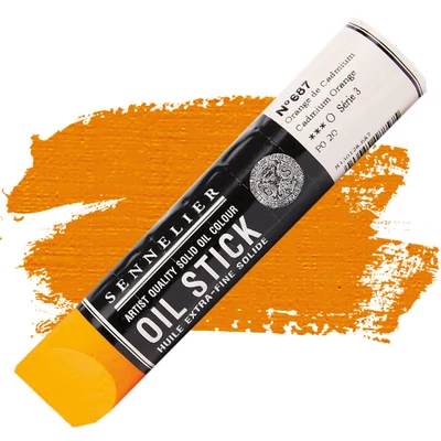 Sennelier Oil Stick olajfesték rúd, 96 ml - 687, cadmium orange