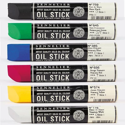 Sennelier Oil Stick olajfesték rúd készlet - 6x38 ml, introductory set
