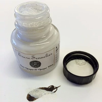 Sennelier rajztinta, 30 ml - 001, opaque white