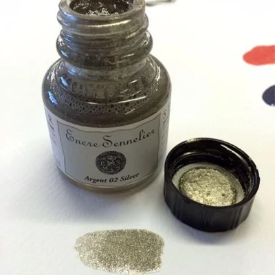 Sennelier rajztinta, 30 ml - 002, silver