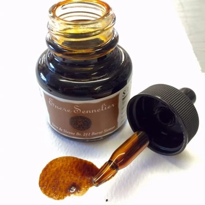Sennelier rajztinta, 30 ml - 211, burnt sienna