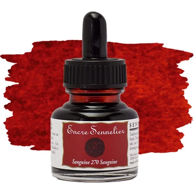 Sennelier rajztinta, 30 ml - 270, sanguine