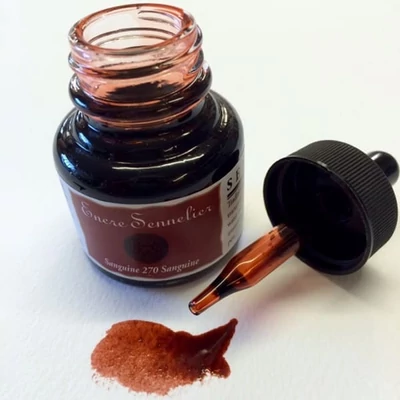 Sennelier rajztinta, 30 ml - 270, sanguine