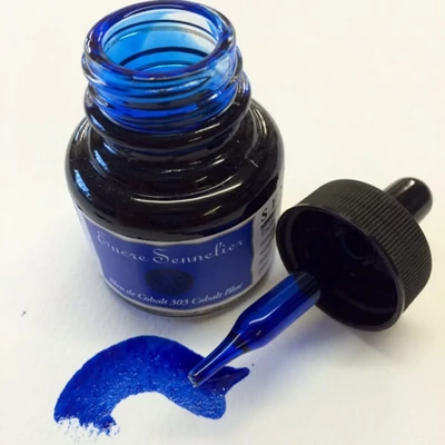 Sennelier rajztinta, 30 ml - 303, cobalt blue