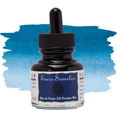 Sennelier rajztinta, 30 ml - 318, prussian blue