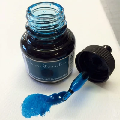 Sennelier rajztinta, 30 ml - 341, turquoise blue
