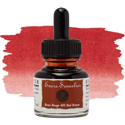 Sennelier rajztinta, 30 ml - 405, red brown