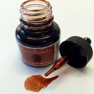 Sennelier rajztinta, 30 ml - 405, red brown