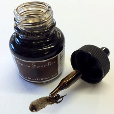 Sennelier rajztinta, 30 ml - 453, walnut stain