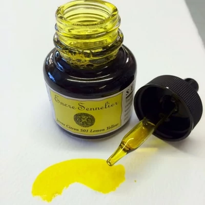 Sennelier rajztinta, 30 ml - 501, lemon yellow
