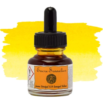 Sennelier rajztinta, 30 ml - 519, senegal yellow