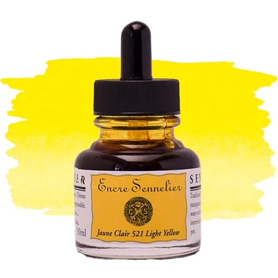 Sennelier rajztinta, 30 ml - 521, yellow light