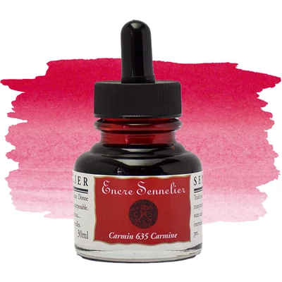 Sennelier rajztinta, 30 ml - 635, carmine