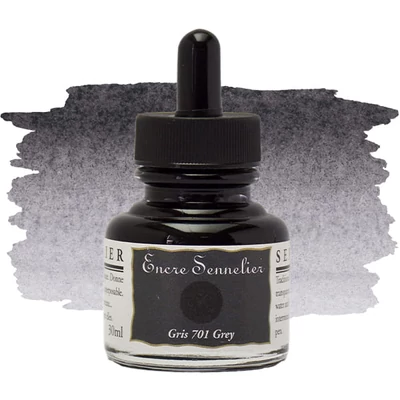 Sennelier rajztinta, 30 ml - 701, grey