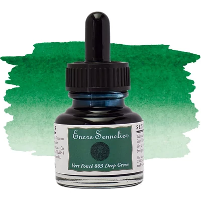 Sennelier rajztinta, 30 ml - 803, deep green