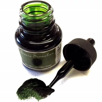 Sennelier rajztinta, 30 ml - 813, olive green
