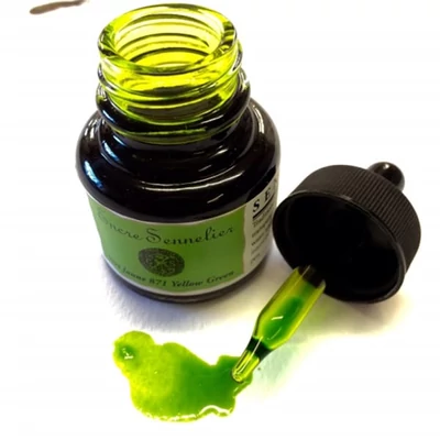 Sennelier rajztinta, 30 ml - 871, yellowish green