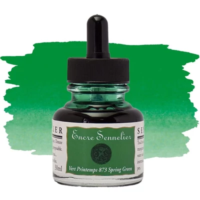 Sennelier rajztinta, 30 ml - 873, spring green