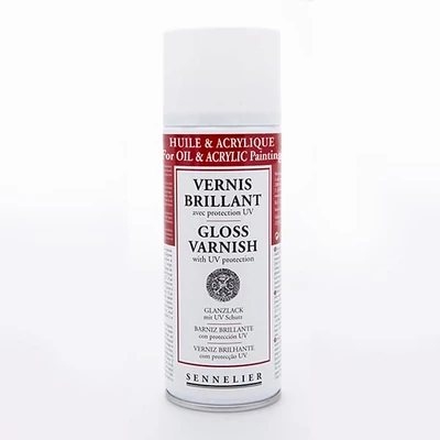 Sennelier olaj és akril lakkspray, fényes - 400 ml