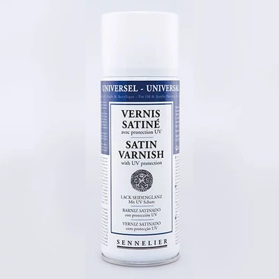 Sennelier olaj és akril lakkspray, selyemfényű - 400 ml