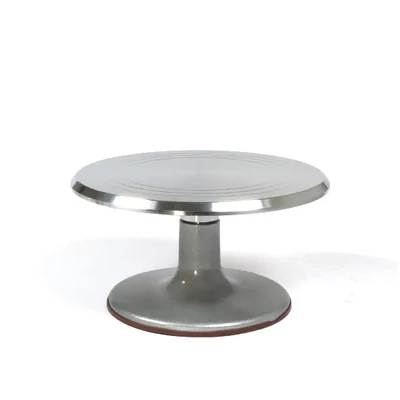 Korong, asztali - 25 cm, alumínium, 13 cm magas