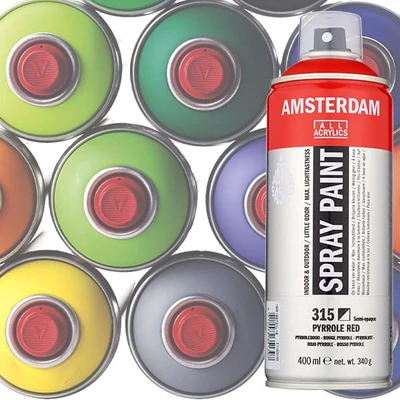 Talens Amsterdam vízbázisú akrilfesték spray, 400 ml - különféle színekben