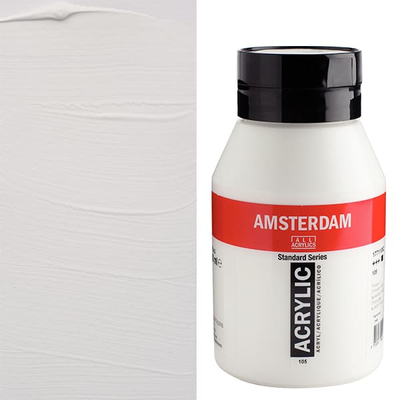 Talens Amsterdam akrilfesték, 1000 ml - 105, titanium white