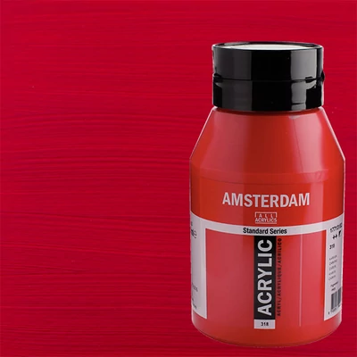 Talens Amsterdam akrilfesték, 1000 ml - 318, carmine