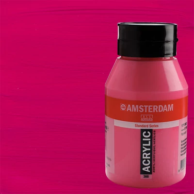 Talens Amsterdam akrilfesték, 1000 ml - 366, quinacridone rose