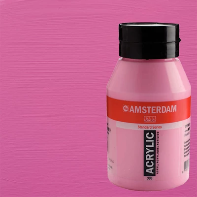 Talens Amsterdam akrilfesték, 1000 ml - 385, quinacridone rose light