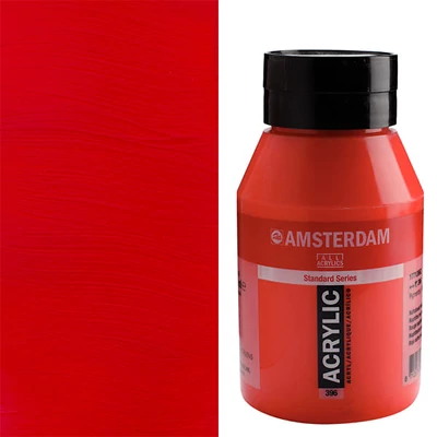 Talens Amsterdam akrilfesték, 1000 ml - 396, naphthol red medium