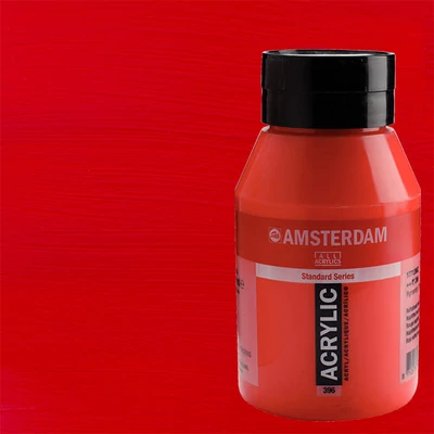Talens Amsterdam akrilfesték, 1000 ml - 396, naphthol red medium