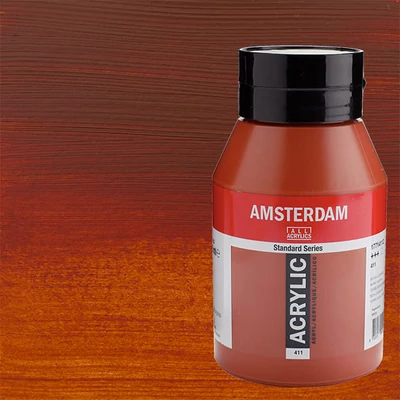 Talens Amsterdam akrilfesték, 1000 ml - 411, burnt sienna