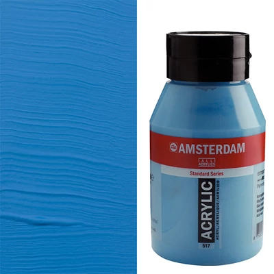 Talens Amsterdam akrilfesték, 1000 ml - 517, king's blue