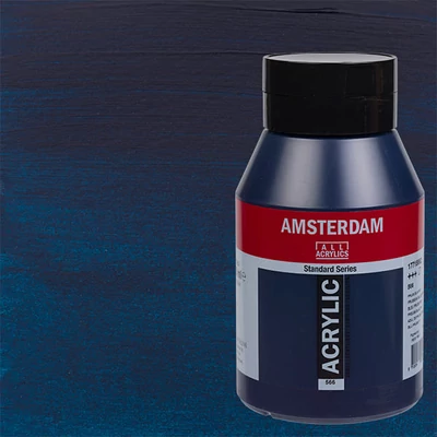 Talens Amsterdam akrilfesték, 1000 ml - 566, prussian blue (phthalo)