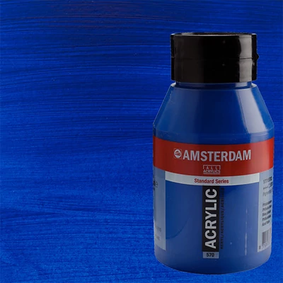 Talens Amsterdam akrilfesték, 1000 ml - 570, phthalo blue