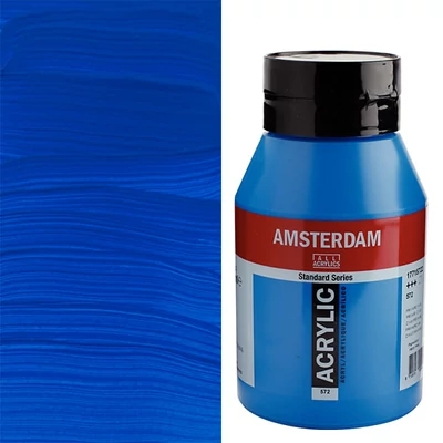 Talens Amsterdam akrilfesték, 1000 ml - 572, primary cyan