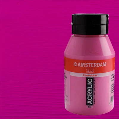 Talens Amsterdam akrilfesték, 1000 ml - 577, permanent red violet light