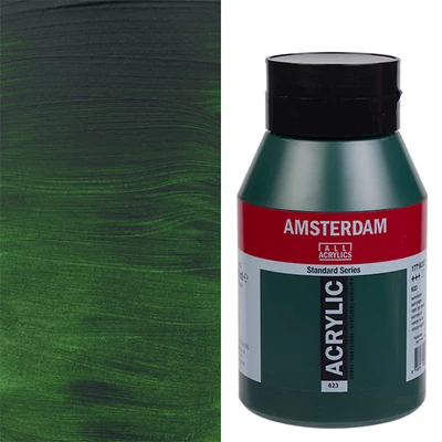 Talens Amsterdam akrilfesték, 1000 ml - 623, sap green