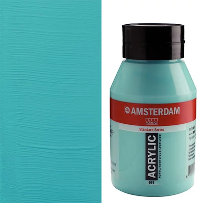 Talens Amsterdam akrilfesték, 1000 ml - 661, turquoise green