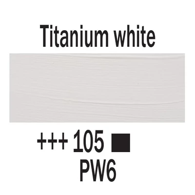 Talens Amsterdam akrilfesték, 600 ml - 105, titanium white