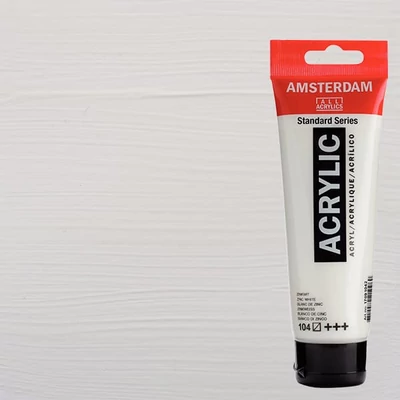 Talens Amsterdam akrilfesték, 120 ml - 104, zinc white
