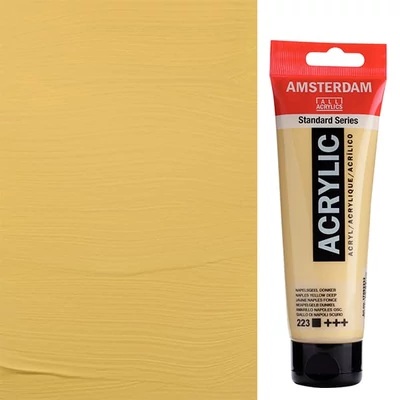 Talens Amsterdam akrilfesték, 120 ml - 223, naples yellow deep