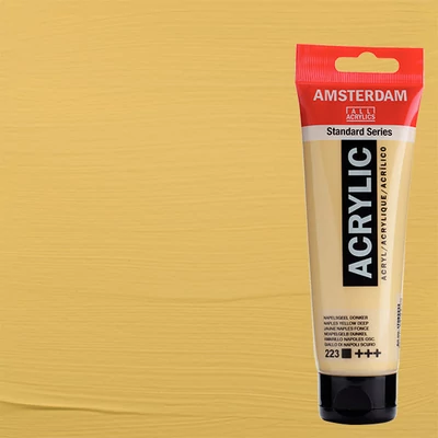 Talens Amsterdam akrilfesték, 120 ml - 223, naples yellow deep