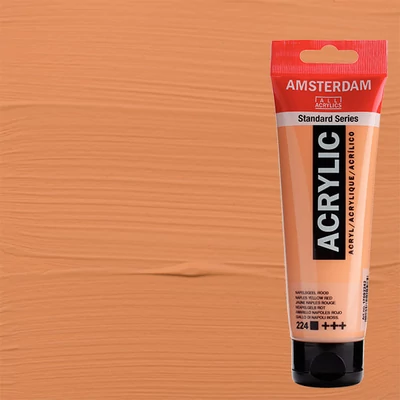 Talens Amsterdam akrilfesték, 120 ml - 224, naples yellow red